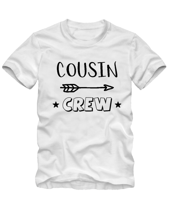  Marškinėliai Cousin crew